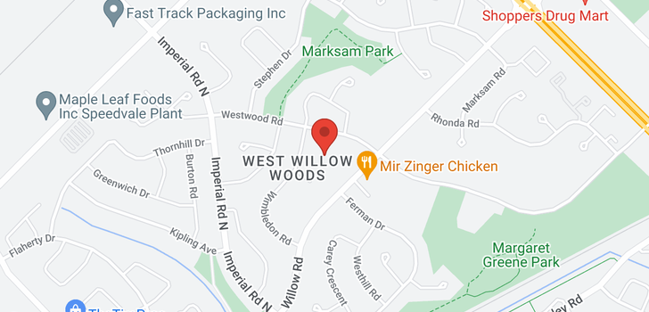 map of 20 -  539 WILLOW Road